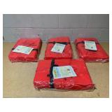 Seachoice Adult Life Jacket Type II 4-Pack w/Bag