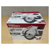Hyper Tough 12 Amp Corded 7-1/4 inch Circular Saw with Steel Plate Shoe, Adjustable Bevel, Blade & Rip Fence, New Condition