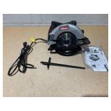 Hyper Tough 12 Amp Corded 7-1/4 inch Circular Saw with Steel Plate Shoe, Adjustable Bevel, Blade & Rip Fence, New Condition