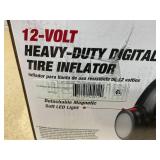 Hyper Tough DC 12V Heavy Duty Direct Drive Digital Tire Inflator with Detachable LED Light