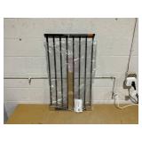 Regalo Extra Tall Stairway and Hallway Walk Through Baby Gate, Black