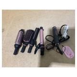 Nicebay Curling Iron, Professional Instant Heat Up Hair Curling Wand Set, Curling Wand