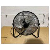 Mainstays 20" 3-Speed High Velocity Tiltable Black Steel Floor Fan