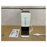 Beautiful Perfect Grind Programmable Single Serve Coffee Maker, White Icing by Drew Barrymore