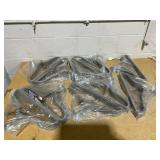 Gray Velvet Hangers 100 Pack  360° Swivel Hook, Non-Slip and Space Saving Hangers, Heavy-Duty 11 lbs Weight Capacity