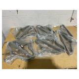 Gray Velvet Hangers 100 Pack  360° Swivel Hook, Non-Slip and Space Saving Hangers, Heavy-Duty 11 lbs Weight Capacity