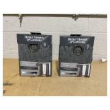 LOT OF 2 - Better Homes & Gardens Woven Textured Grommet Blackout Curtain Panel, 1-Piece, Gray, 50" W x 84" L