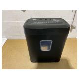Pen+Gear 6-Sheet Cross-Cut Paper/Credit Card Shredder with 3.7 Gallon Bin, Black, Home & Office Use