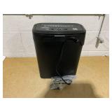 Pen+Gear 6-Sheet Cross-Cut Paper/Credit Card Shredder with 3.7 Gallon Bin, Black, Home & Office Use
