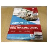 Vibrant Life Wire Dog Crate, Single-Door, Divider and Leak-Proof Tray