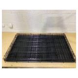 Vibrant Life Wire Dog Crate, Double-Door, Divider and Leak-Proof Tray, Metal, Foldable