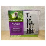 Vibrant Life 7-Level 65" Multi-Functional Cat Tree Activity Tower with Hammock