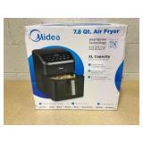 Midea 7.8 Qt Air fryer with Heat Express Technology, 9-in-1 Programs