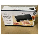 Mainstays Vacuum Sealer with Built-in Cutter and Roll Storage, 1 Vacuum Seal Roll Included , Black