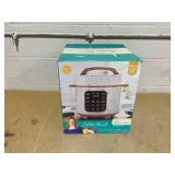 The Pioneer Woman Linen Speckle 6-Quart Pressure Cooker with Touch Control Display