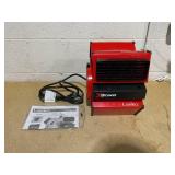 Lasko 11" X-Blower Multi-Position Utility Blower Fan with USB Port, Red, X12900