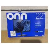 onn 22" FHD (1920 x 1080p) 100hz Office Monitor with 6 ft HDMI Cable, Black