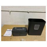 Pen+Gear 6-Sheet Cross-Cut Paper/Credit Card Shredder with 3.7 Gallon Bin, Black, Home & Office Use