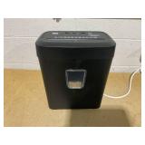 Pen+Gear 6-Sheet Cross-Cut Paper/Credit Card Shredder with 3.7 Gallon Bin, Black, Home & Office Use