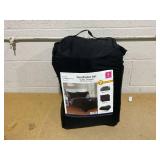 Mainstays 7 Piece Reversible Bed in a Bag Comforter Set with Sheets, Black, Full