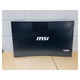 MSI G32C4X, 32" Gaming Monitor, 1920 x 1080 (FHD) Curved Gaming Monitor, 1 ms, 250Hz, FreeSync, 1500R, HDMI, DisplayPort, Tilt Adjustable, Black