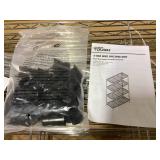 Hyper Tough 4 Tier Wire Shelf Unit, Chrome, 1400 lb. Capacity