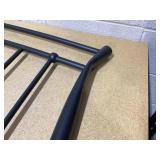 Full Size Laisnet Metal Platform Bed Frame with Vintage Victorian Headboard & Footboard