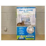Carlson Pet Gate, Extra Wide Walk-Through, Small Pet Door Included