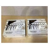LOT OF 2 Better Homes & Gardens Rubber Hangers, Non-Slip Hangers