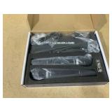 Emerson - Dual Handheld Wireless Microphone Starter Kit (EAM-9002) - Black