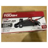 Hyper Tough T82011W Trolley Jack, 2 Ton Black and Red