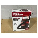 Hyper Tough 1.5 Gallon 2 Peak HP Poly Wet/Dry Vacuum, VH105 3502