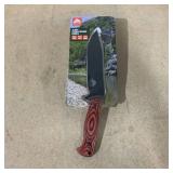 Ozark Trail Pakkawood Handle, 7Cr17MoV High Carbon Steel,11-inch Fixed Blade Knife for Survival Hunting