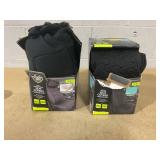 Auto Drive Full Faux Leather Seat Covers - 2 Pack - Black, Universal Fit
