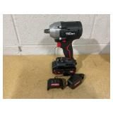 Hyper Tough 20V Max Compact Brushless 1/2-inch Impact Wrench with 2.0Ah Lithium-Ion Battery and Charger, 350 ft-lbs Torque