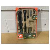 Ozark Trail Camping Tool Set, 12 Piece, Includes Flashlight, Machete, Knife, Outdoor Gear Kit