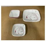 Corelle Splendor, Square, 12 Piece, Dinnerware Set