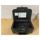 SentrySafe 1200 Fire-Resistant Box Safe with Key Lock 0.18 Cu. ft., Black