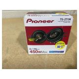 Pioneer TS-271M 2.75" 2-Way Coaxial Car Stereo Speakers, Mid Range, 450W Max Power, Clear Sound Quality (Pair)