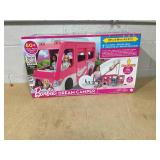 Barbie Camper Playset, DreamCamper Toy Vehicle with 60 Doll-Sized Accessories Including Furniture, Pool & 30-inch Slide
