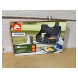 Ozark Trail 2 Burner Propane Gas Camping Stove, GCT2208WB, Black