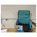 Miscellaneous Arts and Craft lot with Rolling Tote