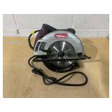 Hyper Tough 12 Amp Corded 7-1/4 inch Circular Saw with Steel Plate Shoe, Adjustable Bevel, Blade & Rip Fence