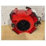 Lasko 11" X-Blower Multi-Position Utility Blower Fan with USB Port, Red, X12900