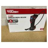 Hyper Tough DC 12V Cordless Portable Pistol Tire Inflator with Pre-set Digital Gauge-100psi