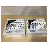 LOT OF 2 Better Homes & Gardens Rubber Hangers, Non-Slip Hangers