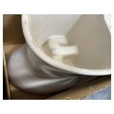 TOTO Drake Elongated Universal Height TORNADO FLUSH Toilet Bowl with CEFIONTECT, Cotton White - C776CEFG#01