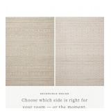 LOLOI Angela Rose Rivers Collection RIV-03 Sand/Ivory 7