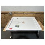 DREAMLINE slimeline 32" x 48" Center Drain Single Threshold Shower Base in White (no box)