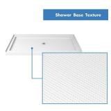 DREAMLINE slimeline 32" x 48" Center Drain Single Threshold Shower Base in White (no box)